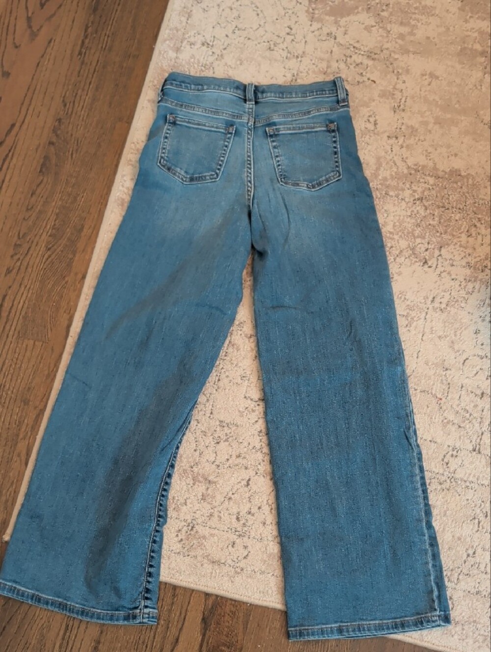 Banana Republic Wide-Leg High-Rise Jeans - Blue denim - Picture 8 of 8